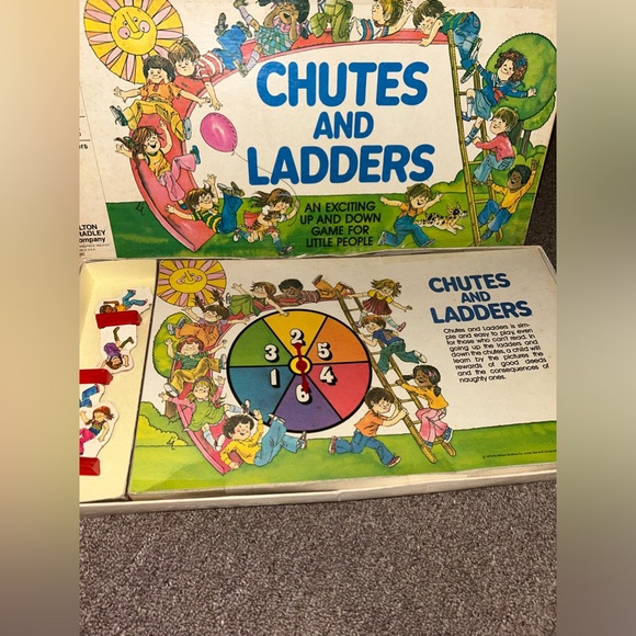 Chutes & Ladders Game by Milton Bradley - 1979 Nice Condition - Picture 7 of 9